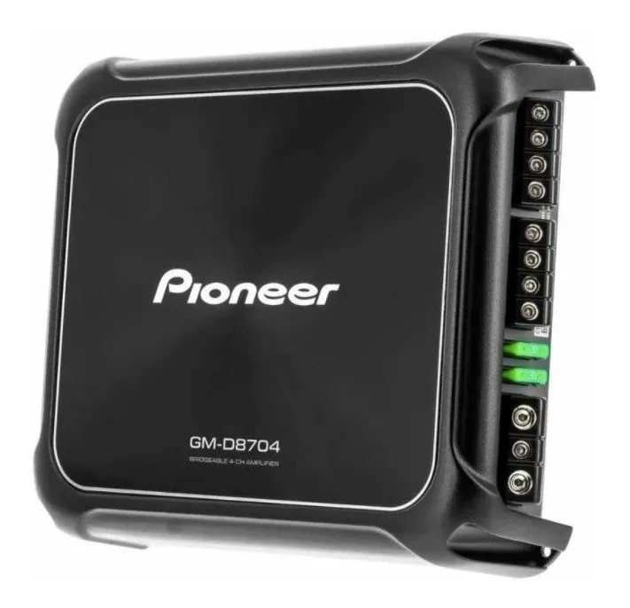 Amplificador Pioneer Para Carro Gm-d8704 Planta 4 Canales Color Negro